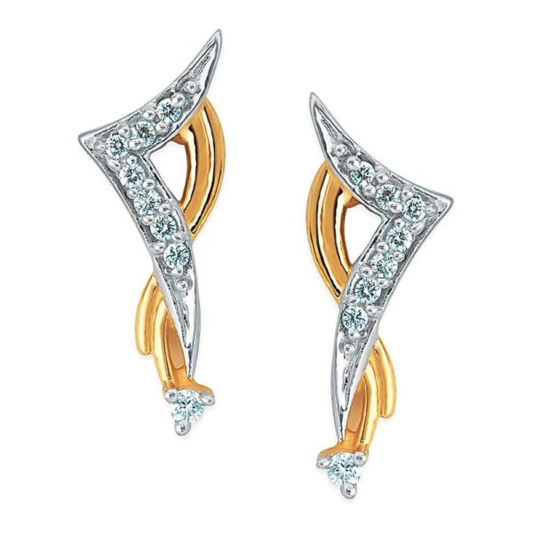 Elegant Long Top Diamond Earrings Ganapati Jewellers Nepal 8