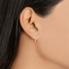 Elegant Modern Design Diamond Earrings Ganapati Jewellers Nepal 10
