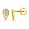 Chic Drop Top Diamond Earrings Ganapati Jewellers Nepal 11