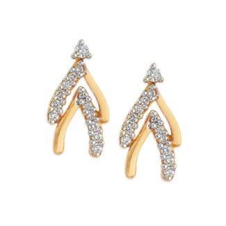 Modern Top Diamond Earrings Ganapati Jewellers Nepal