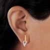 Chic Long Drop Diamond Earrings Ganapati Jewellers Nepal 9