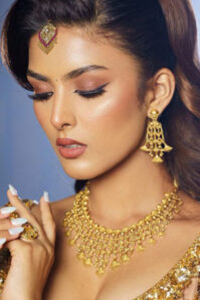 Elegant Double Strand Diamond Pendant Ganapati Jewellers Nepal 7