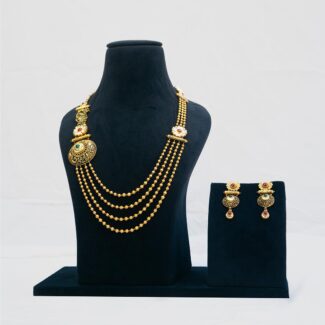 Divine Gold Necklace Set Ganapati Jewellers Nepal