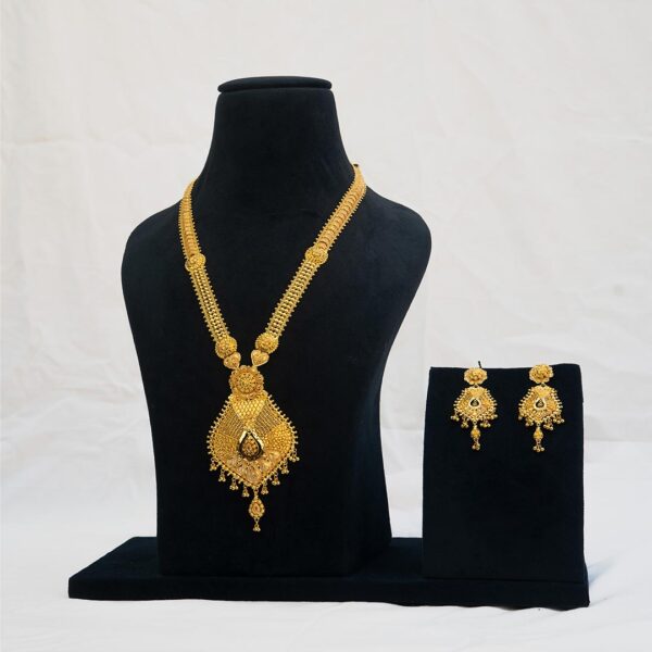 Enchanting Gold Necklace Set Ganapati Jewellers Nepal 9