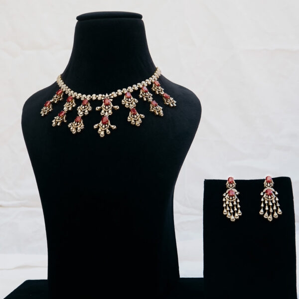Glamour Gala Diamond Necklace Set Ganapati Jewellers Nepal 9