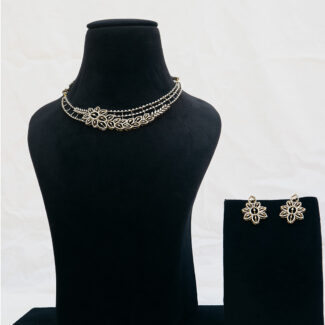 Radiant Diamond Necklace Set Ganapati Jewellers Nepal
