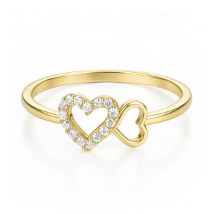 2 heart Ring Ganapati Jewellers Nepal