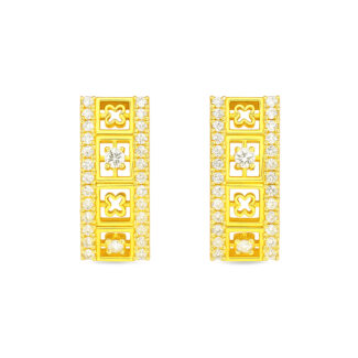 Quatrefoil Radiance Earring Ganapati Jewellers Nepal 9 Quatrefoil Radiance Earring