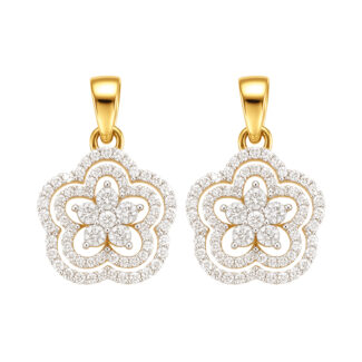 Petal Bloom Earrings Ganapati Jewellers Nepal Petal Bloom Earrings