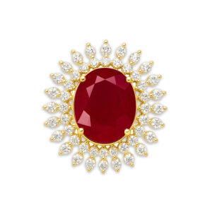 Ruby Radiance Pendant Ganapati Jewellers Nepal