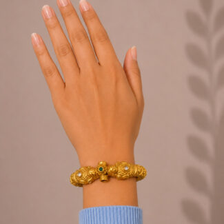 Antique Emerald Bangle