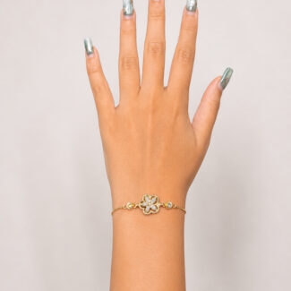 Floral Diamond Bracelet