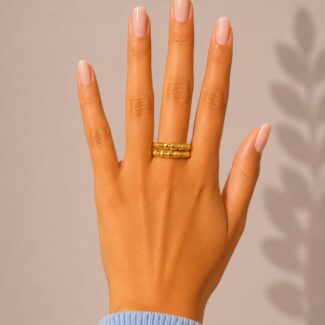 Triple bead ring Ganapati Jewellers Nepal Triple bead ring