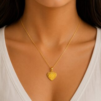 Sacred Heart Pendant Necklace Ganapati Jewellers Nepal Sacred Heart Pendant Necklace