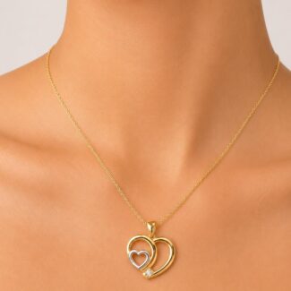 Double Heart Pendant