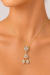 Floral Cascade Pendant Ganapati Jewellers Nepal