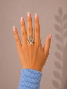 Floral Lattice Ring Ganapati Jewellers Nepal