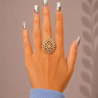 Paisley Diamond Ring Ganapati Jewellers Nepal Paisley Diamond Ring