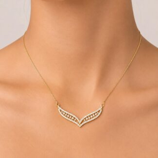 Wings Diamond Mangalsutra