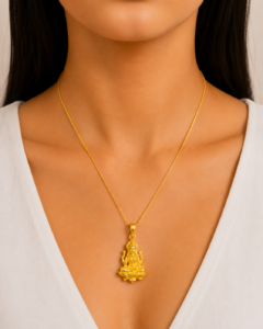 Divine Maa Lakshmi Gold Pendant Ganapati Jewellers Nepal