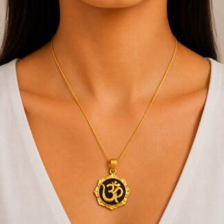 Sacred Om Gold Pendant Ganapati Jewellers Nepal Sacred Om Gold Pendant