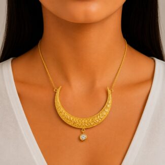 Crescent Collar Necklace Ganapati Jewellers Nepal Crescent Collar Necklace
